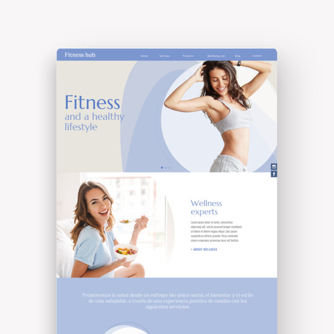 web design fitness Ikonos Web