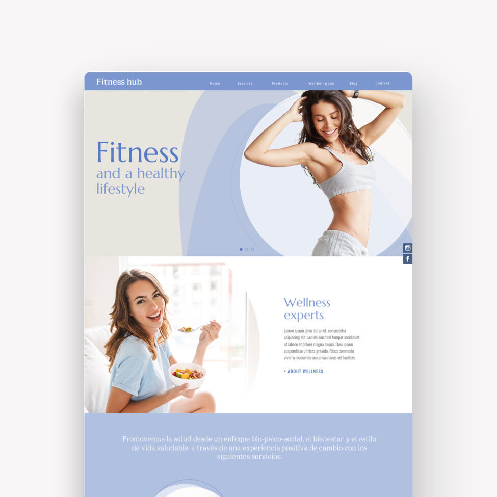 web design fitness Ikonos Web