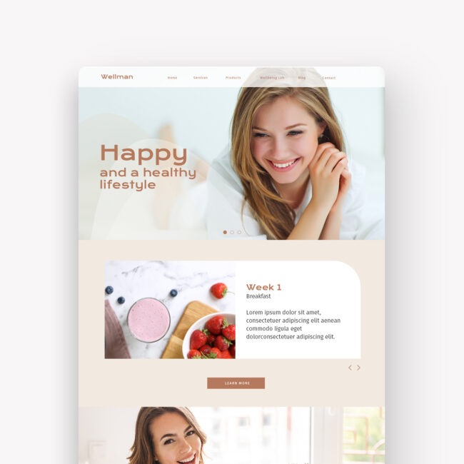 web design wellness Ikonos Web