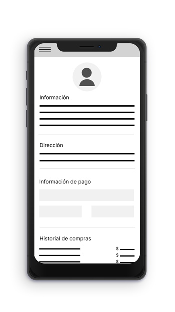 wireframe-perfil-lofi Wireframe Low fidelity | Perfil de usuario